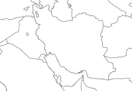 メソポタミア・イランの地図