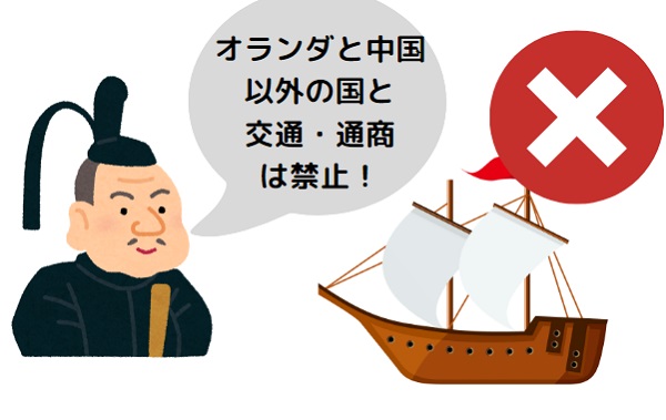 高校日本史の鎖国の大まかな解説