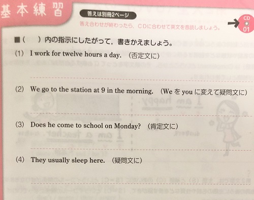 高校英文法をひとつひとつわかりやすくの問題