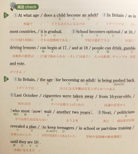 夢をかなえる速読英語長文の構文解説